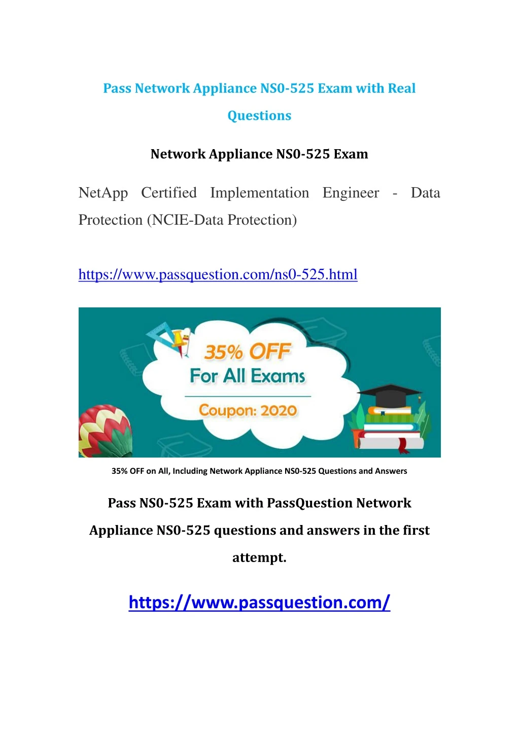 pass network appliance ns0 525 exam with real