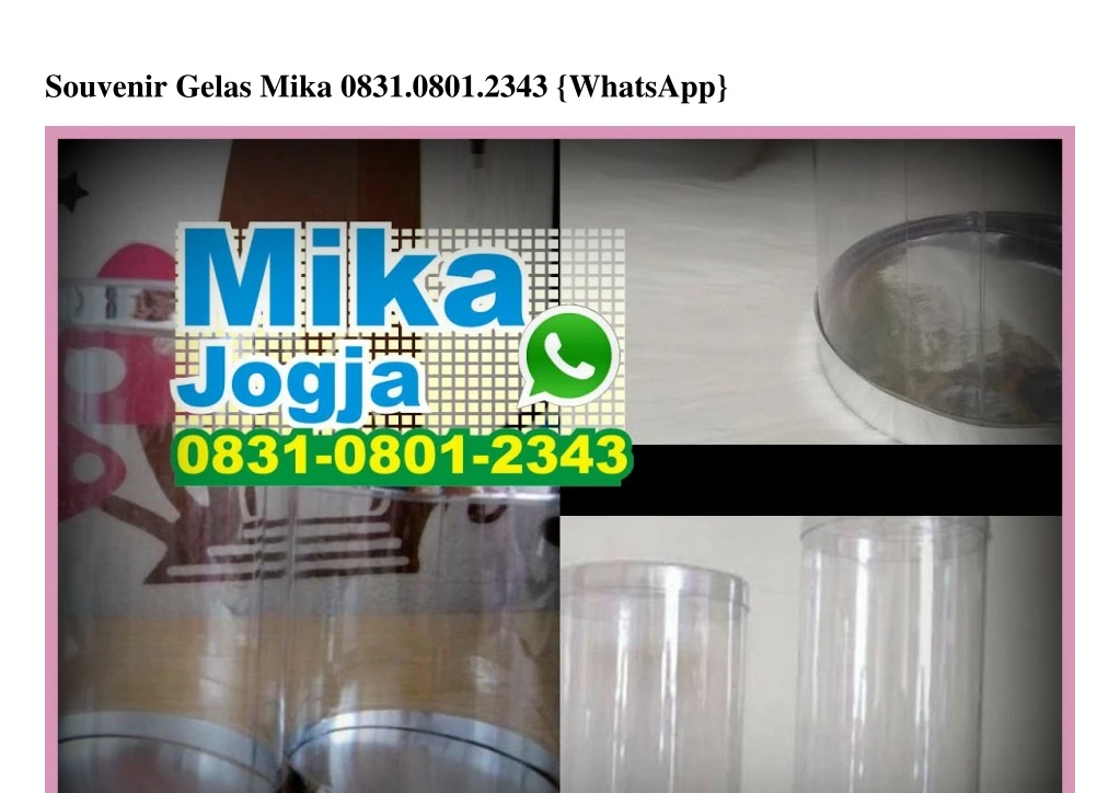 souvenir gelas mika 0831 0801 2343 whatsapp