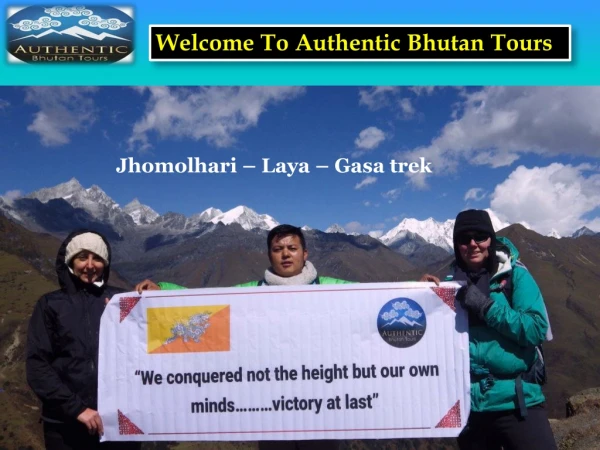 Adventurous Trekking in Bhutan
