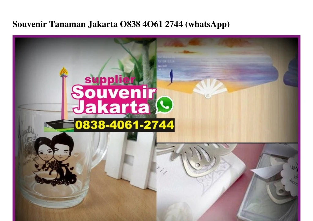 souvenir tanaman jakarta o838 4o61 2744 whatsapp