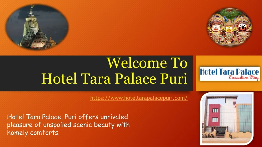 welcome to hotel tara palace puri
