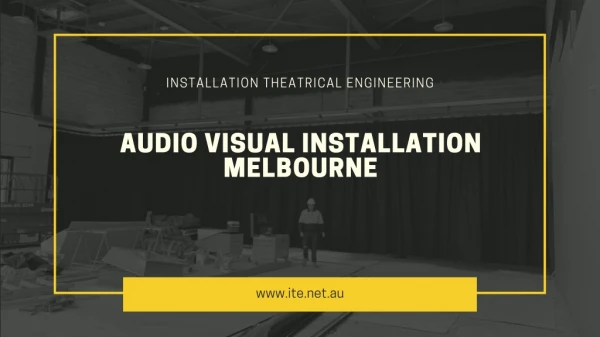 installation theatrical engineering