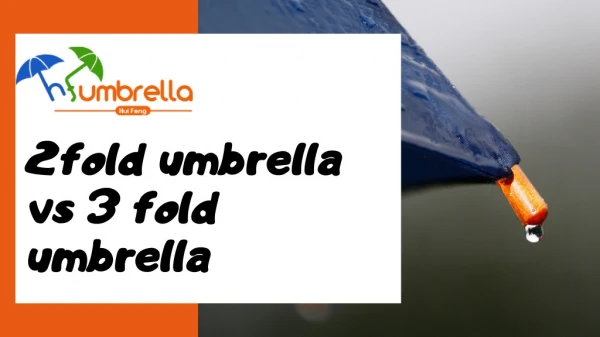 2fold umbrella vs 3 fold umbrella