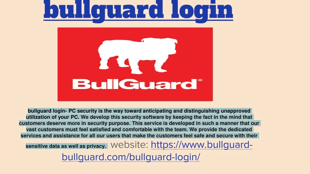 bullguard login
