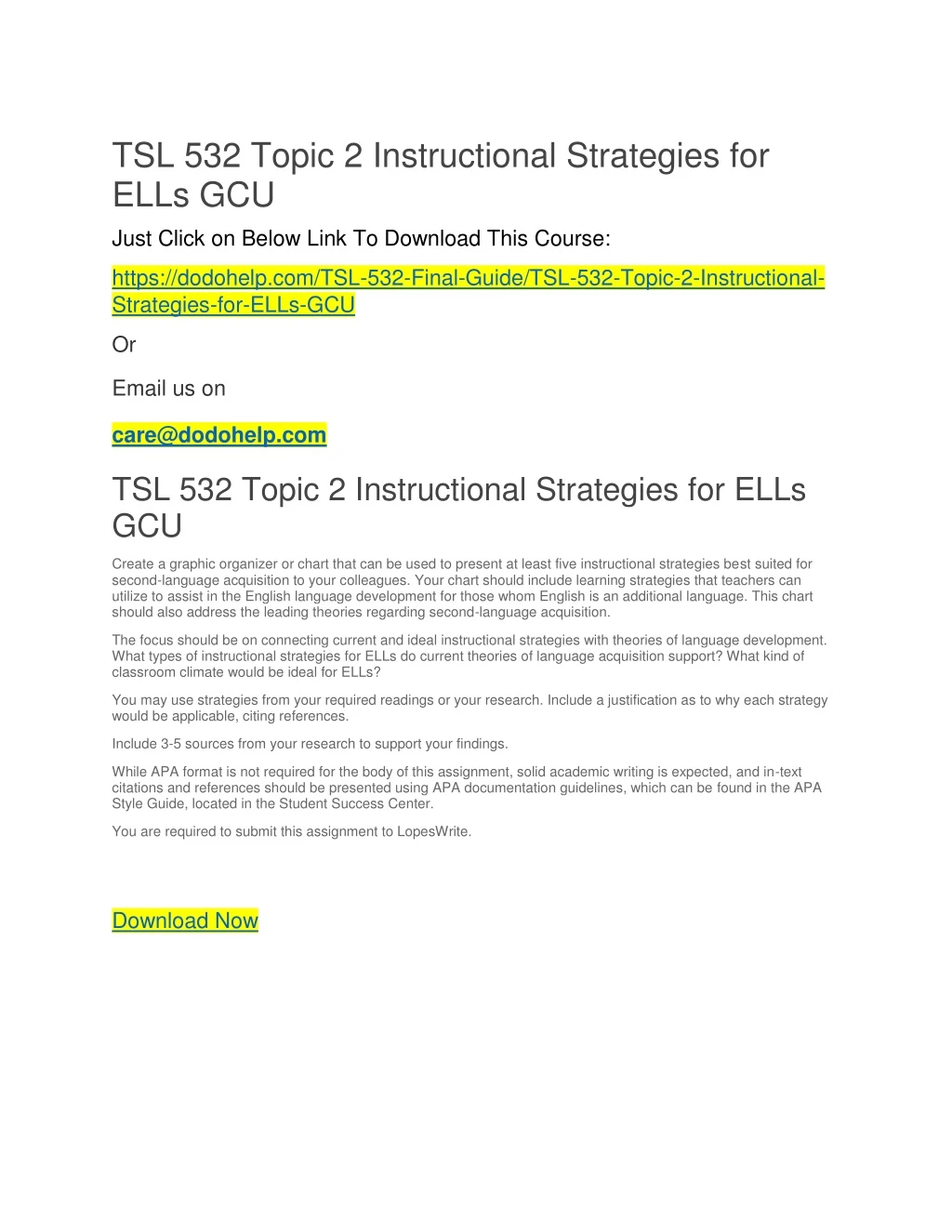 tsl 532 topic 2 instructional strategies for ells