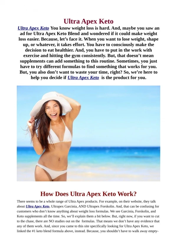 How To Order Ultra Apex Keto Diet Pills