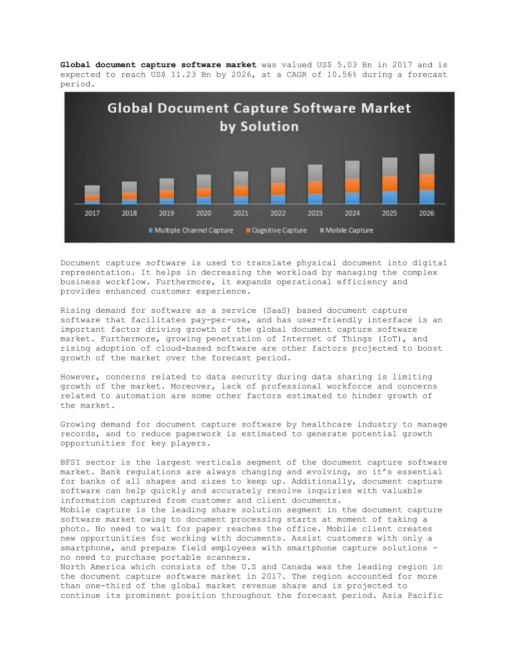 global document capture software market