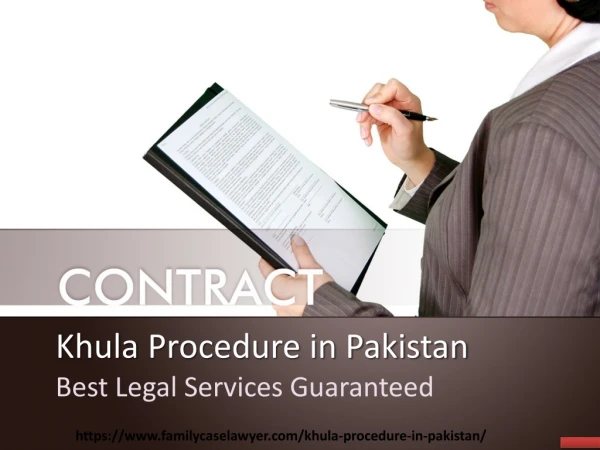 Legal Khula Process And Procedure In Pakistan