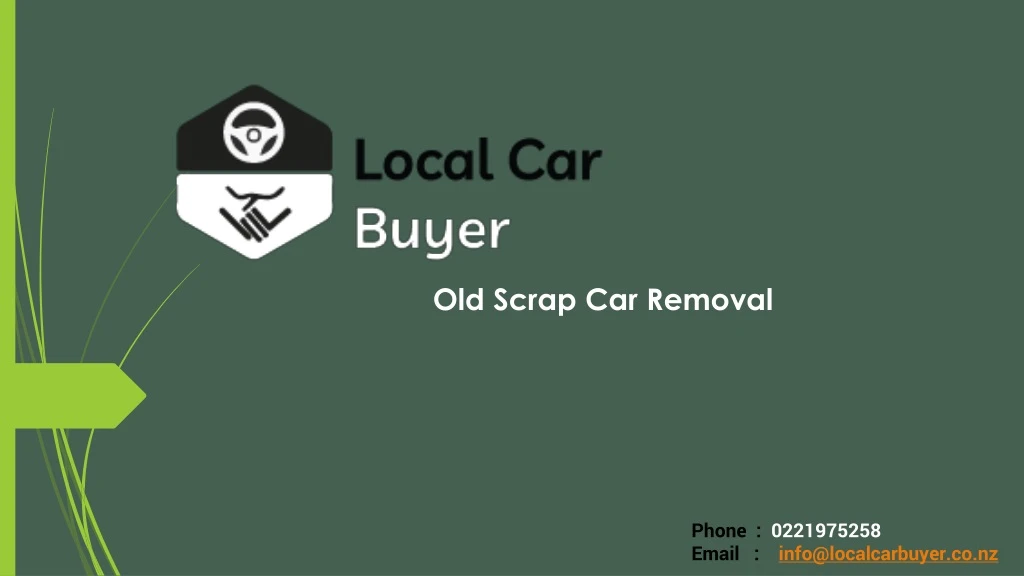 old scrap car removal