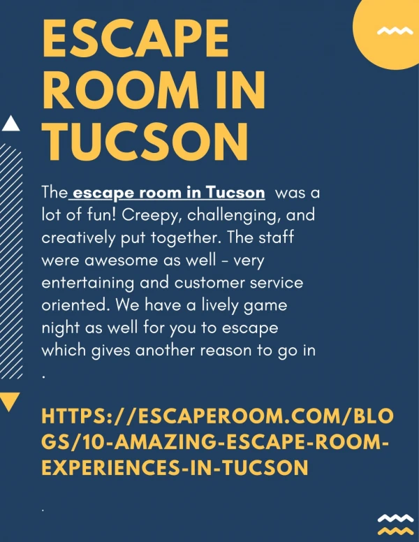 escape room in Tucson