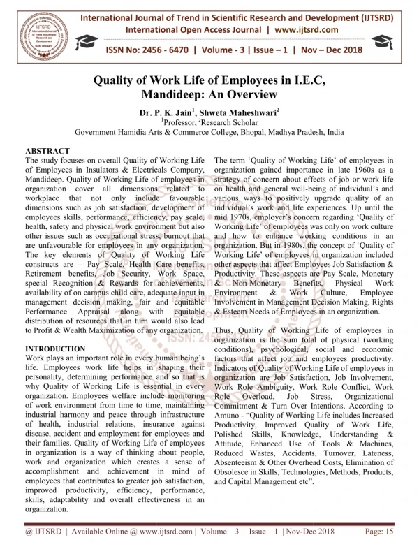 international journal of trend in international