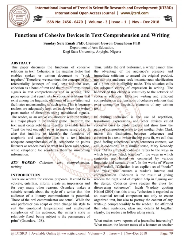 international journal of trend in international