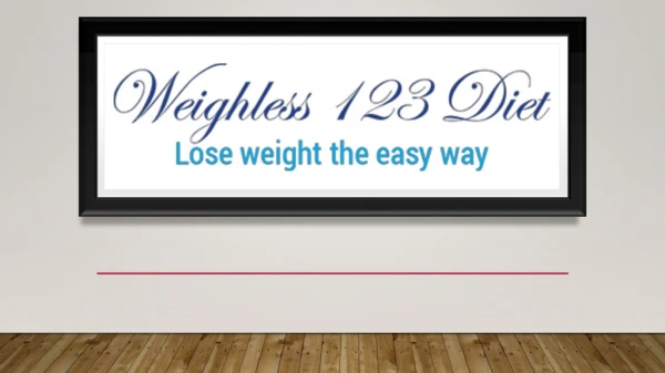 The 123 diet plan is best and effective solution for weightloss