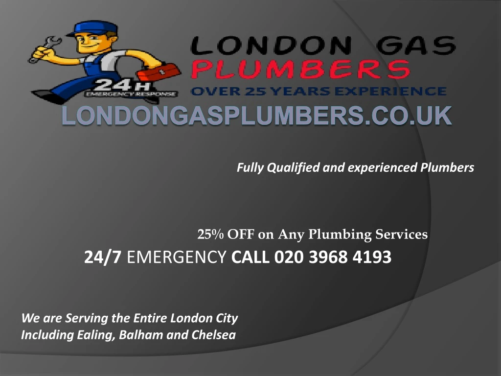 25 off on any plumbing services