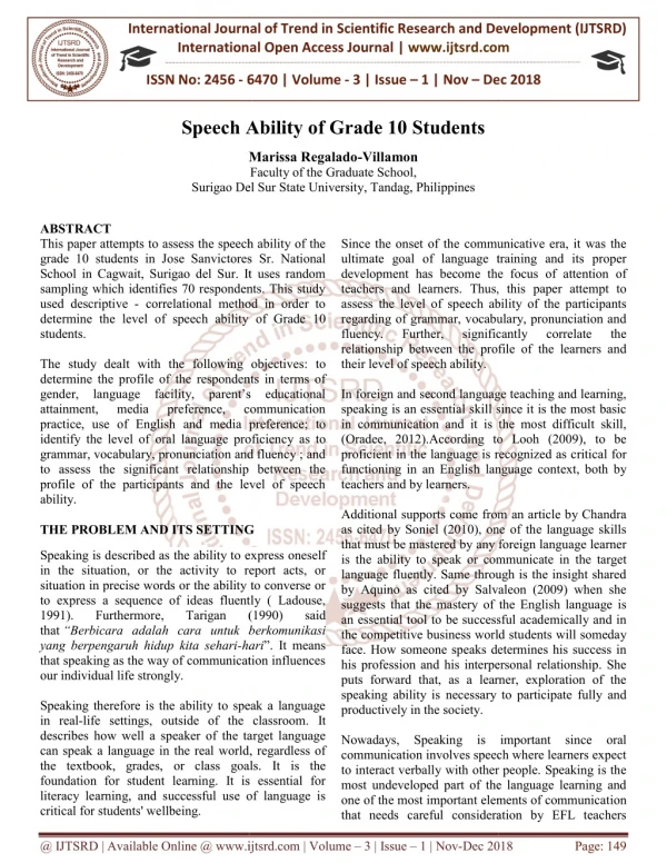 international journal of trend in international