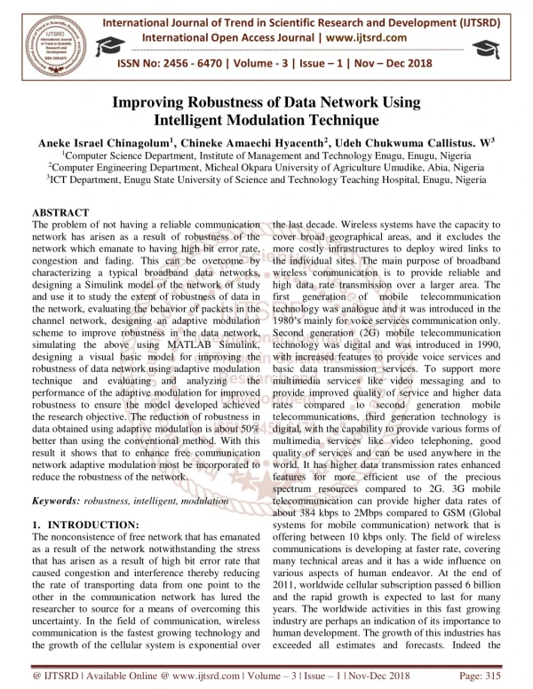 international journal of trend in scientific