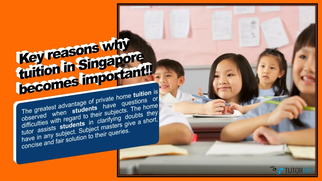 key reasons why tuition in singapore becomes important