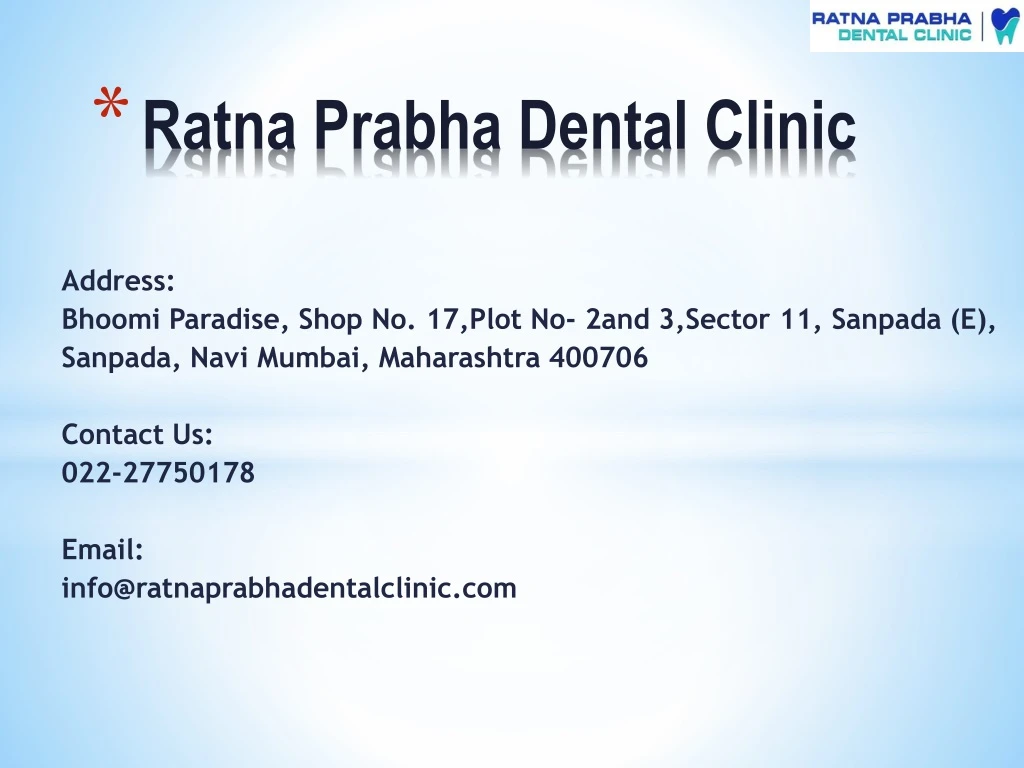 ratna prabha dental clinic