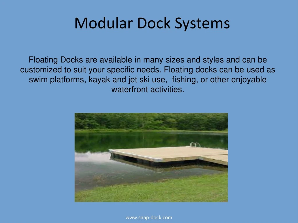 modular dock systems