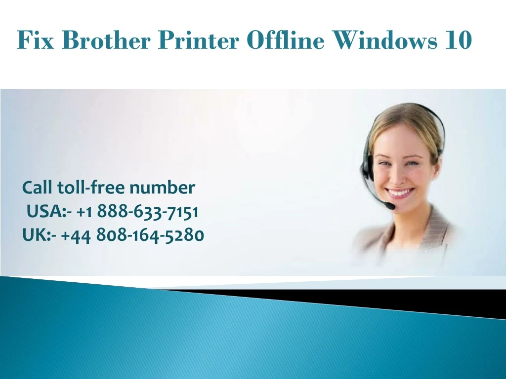 fix brother printer offline windows 10
