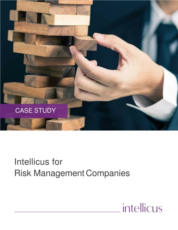 Intellicus for Risk Management Companies