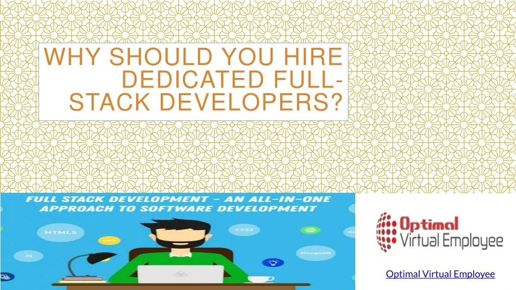 why should you hire dedicated full stack developers