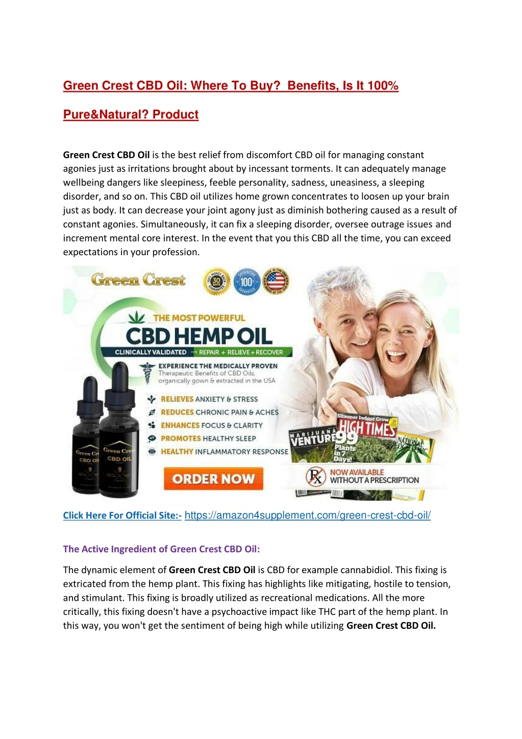 green crest cbd oil where to buy benefits