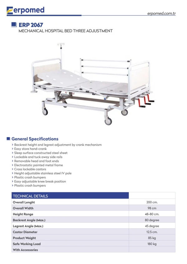 Manual Patient Bed