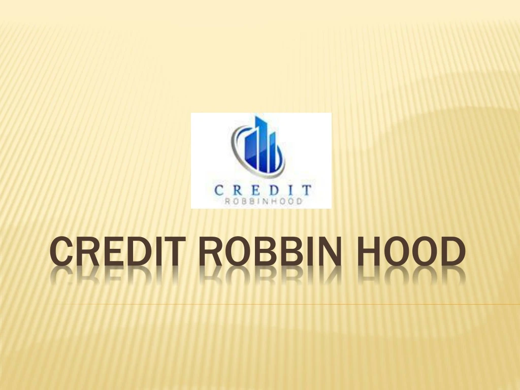 credit robbin hood