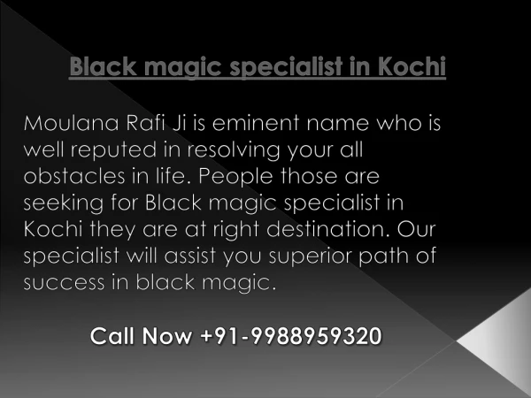 Powerful Black Magic Specialist in UK 9988959320