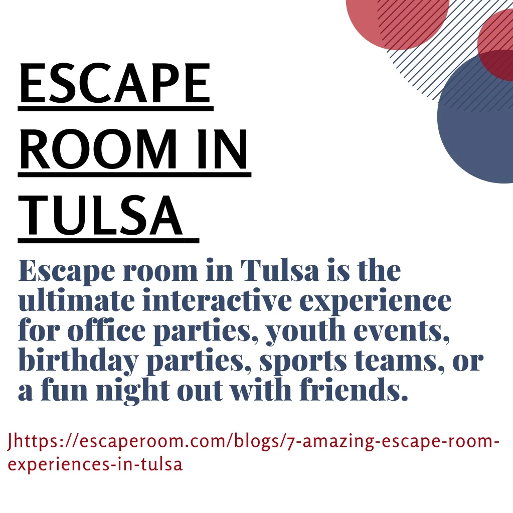 escape room in tulsa