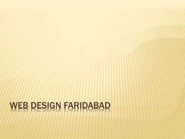 web design Faridabad