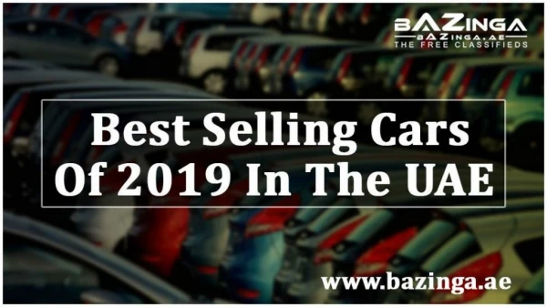 Best Selling Cars of 2019 in The UAE | Bazinga.ae