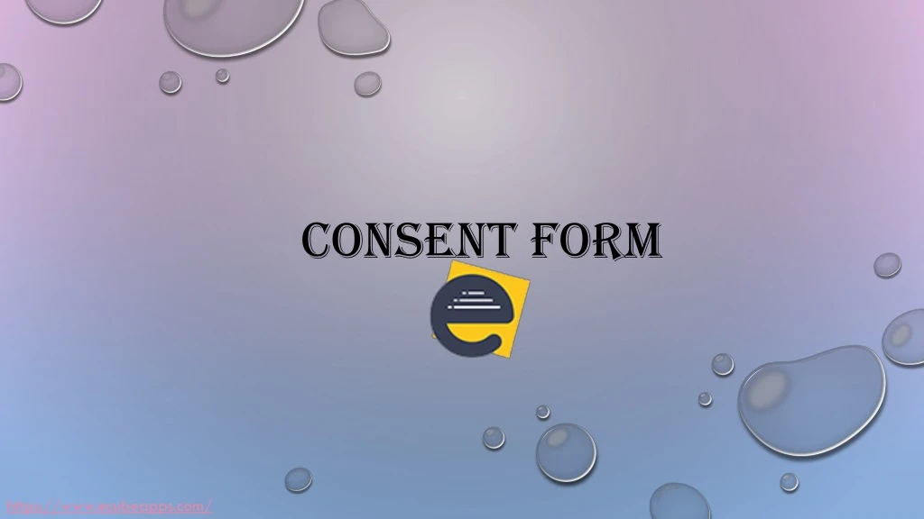 consent form