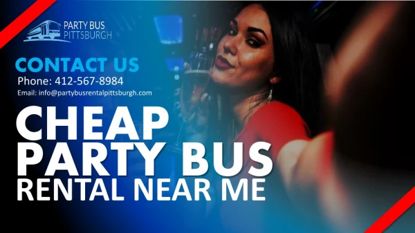 Cheap Party Bus Rental Near Me