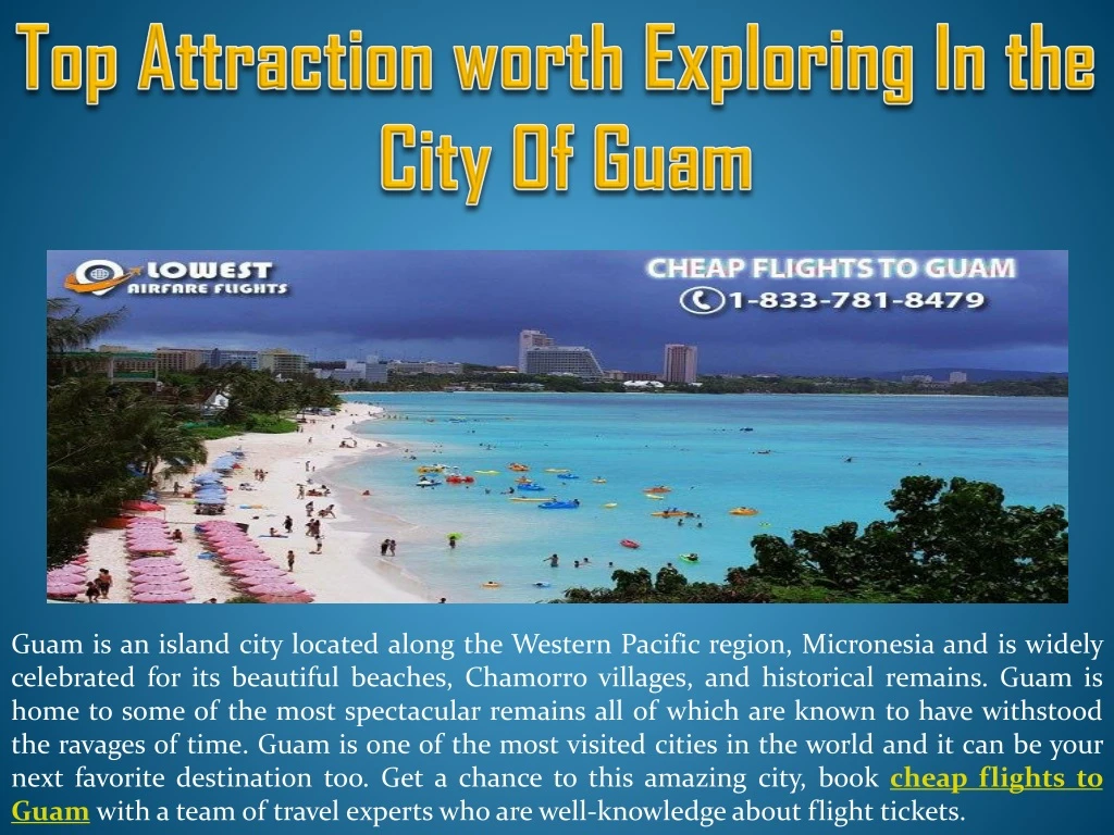 top attraction worth exploring in the city of guam