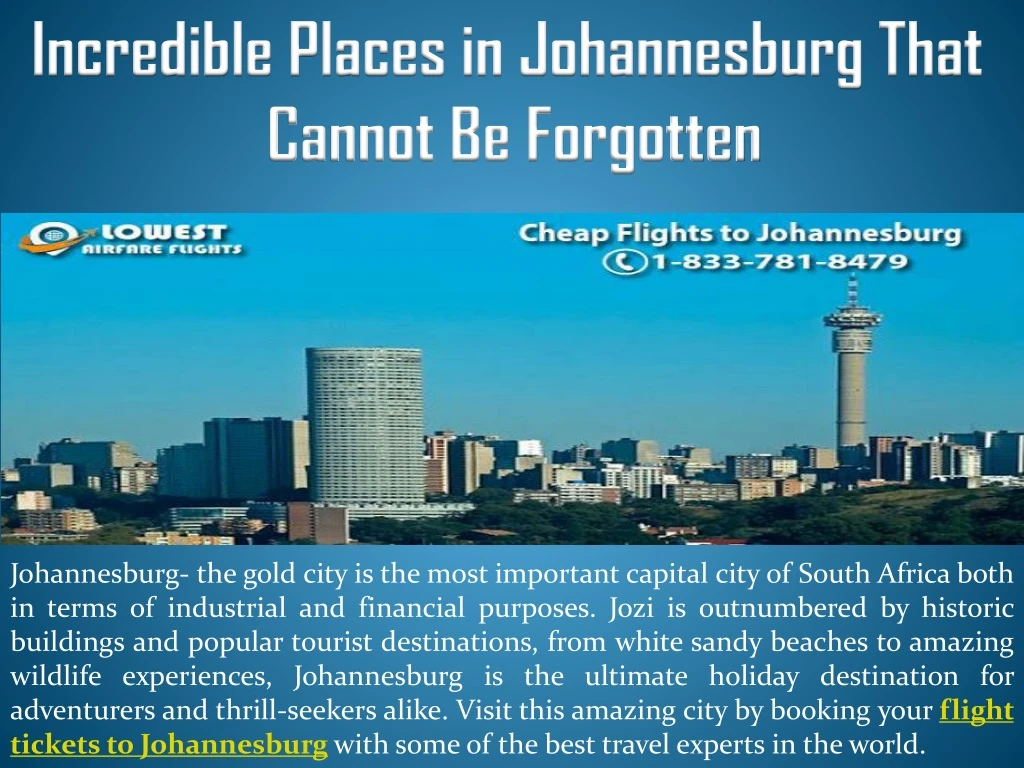 incredible places in johannesburg that cannot