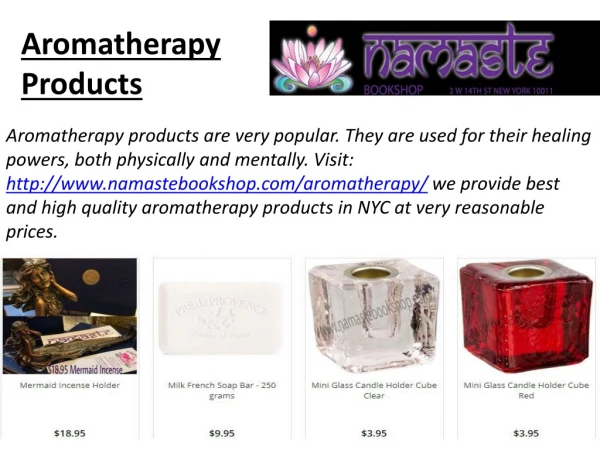 aromatherapy products