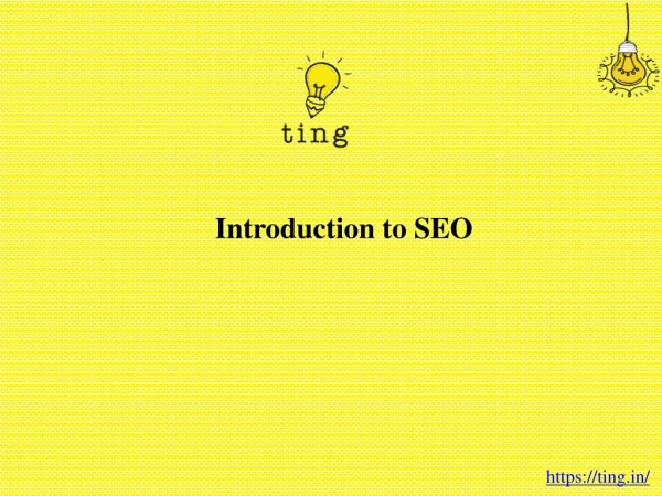 introduction to seo