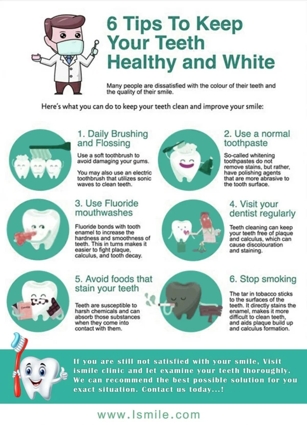 How to keep your teeth healthy and strong | ismile