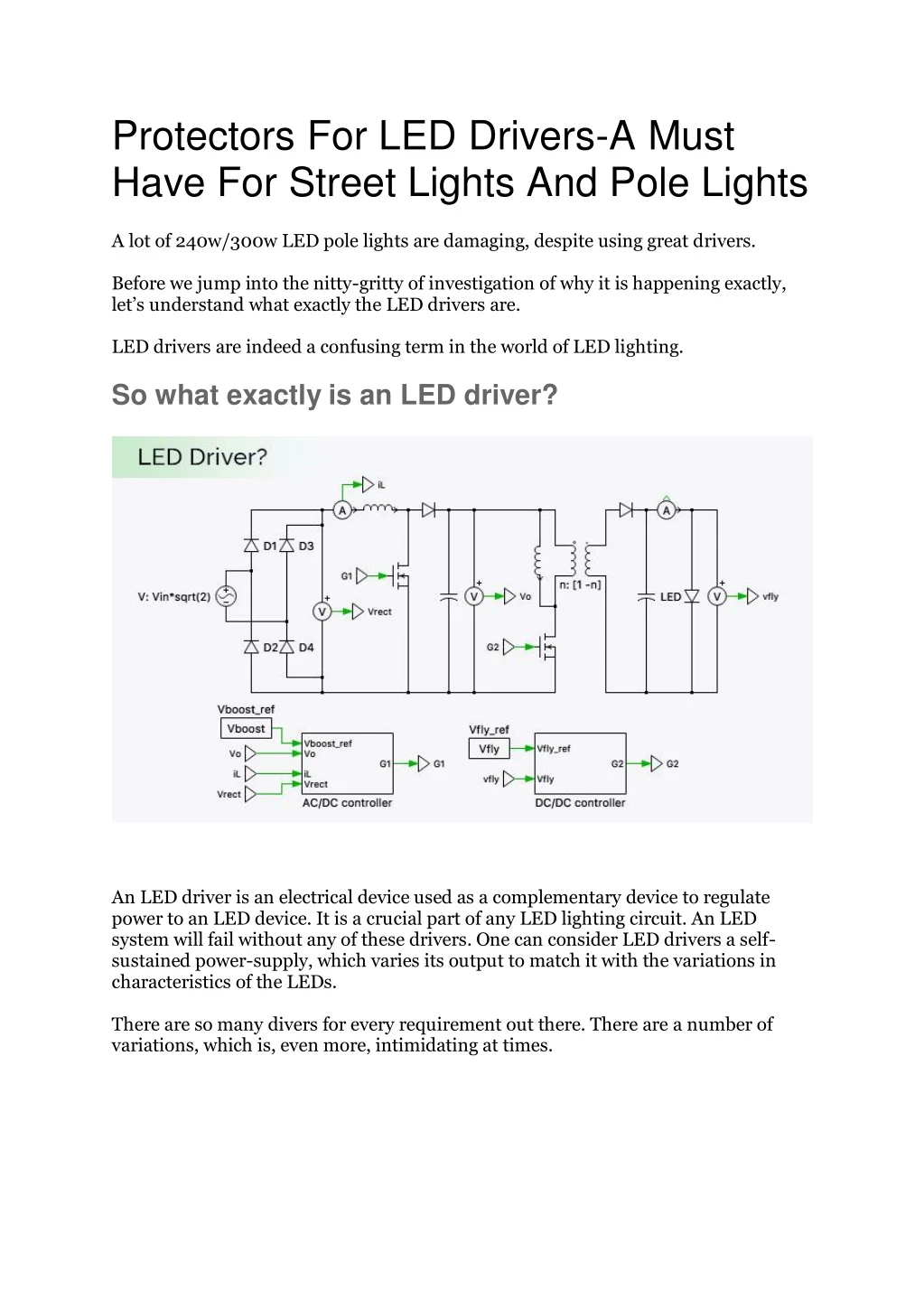 protectors for led drivers a must have for street