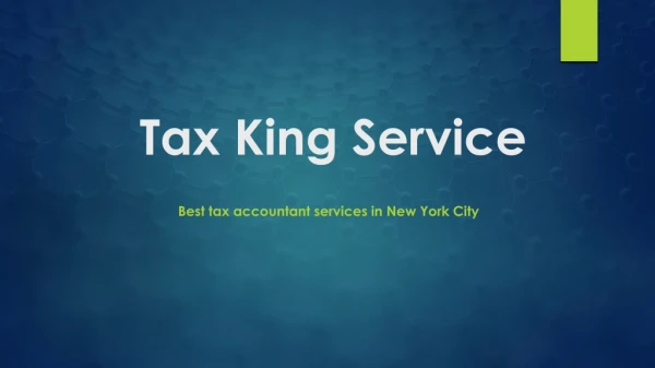 Tax Accountant NYC - Accounting Firms near me
