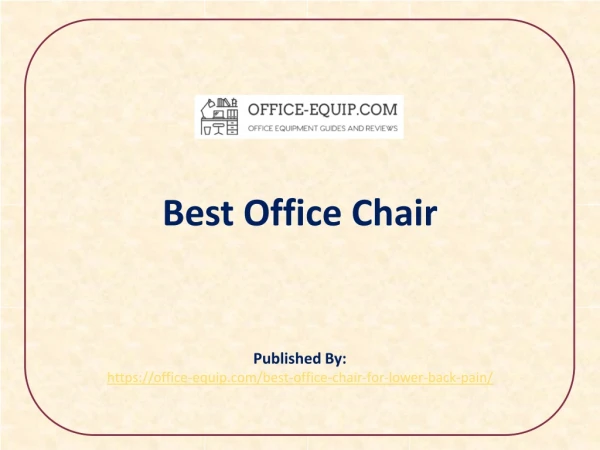 Best Office Chair