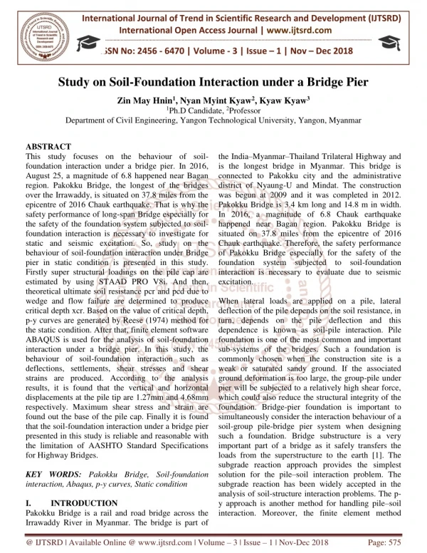 international journal of trend in scientific
