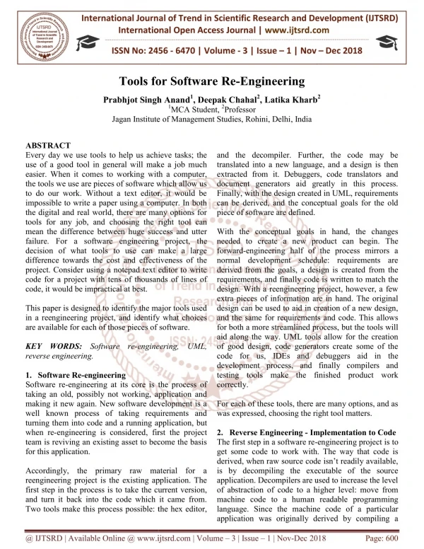 international journal of trend in international