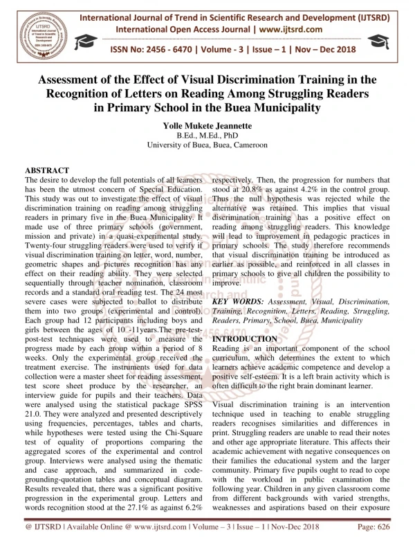 international journal of trend in scientific