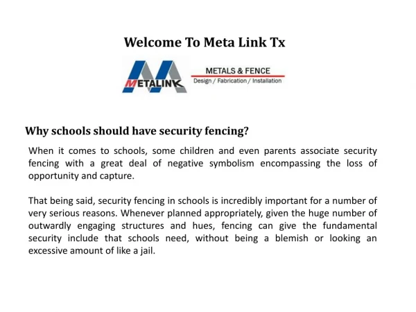 welcome to meta link tx