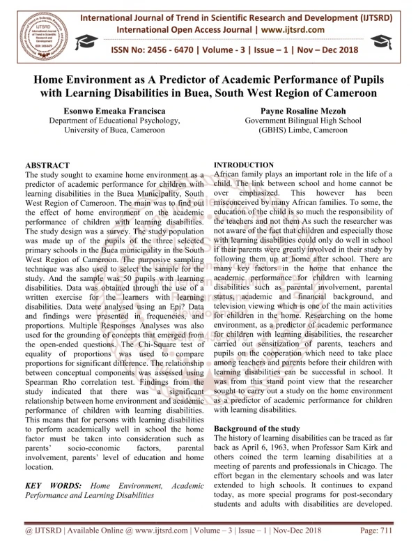 international journal of trend in international