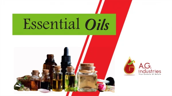 Essential Oils Wholesale Supplier and Manufacturer