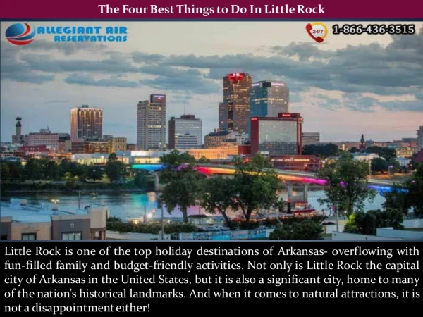 The Four Best Things to Do In Little Rock